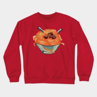 Valentine Pasta Lover Design1 Crewneck Sweatshirt